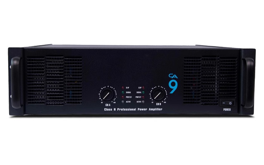 双声道专业定阻功放 CA-9 (2x650W)